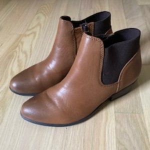 Steve Madden Brown Leather Ankle Boots- Size 7